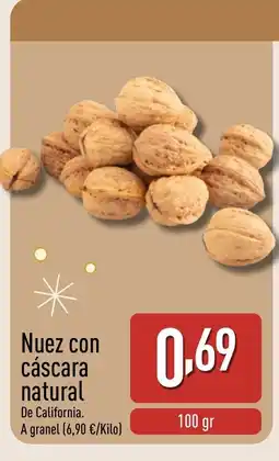 ALDI Nuez con cáscara natural oferta