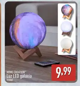 ALDI HOME CREATION LLuz LED galaxia oferta