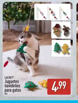 ALDI CACHET Juguetes navideños para gatos oferta