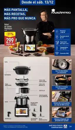 ALDI Robot de cocina Masterpro oferta