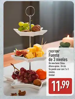 ALDI CROFTON Fuente de 3 niveles oferta