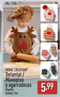 ALDI HOME CREATION Delantal/ Manoplas y agarraderas oferta