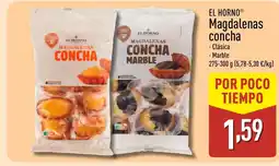 ALDI EL HORNO Magdalenas concha oferta
