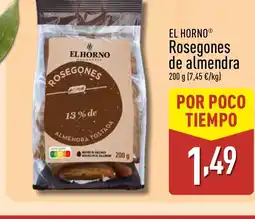 ALDI EL HORNO Rosegones de almendra oferta