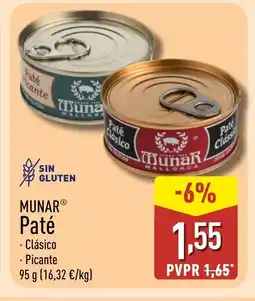 ALDI MUNAR Paté oferta