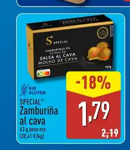 ALDI SPECIAL Zamburiña al cava oferta