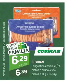 Coviran COVİRAN Langostino cocido 48/64 piezas oferta