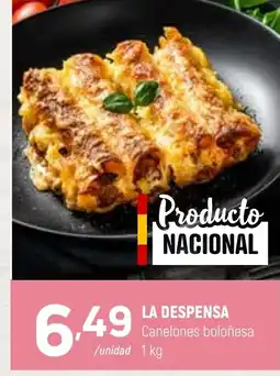Coviran LA DESPENSA Canelones boloñesa oferta