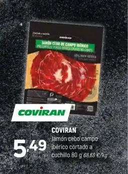 Coviran COVIRAN Jamón cebo campo ibérico cortado a cuchillo oferta