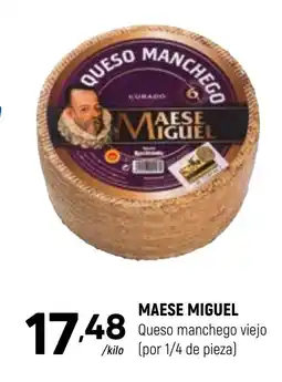 Coviran MAESE MIGUEL Queso manchego viejo oferta