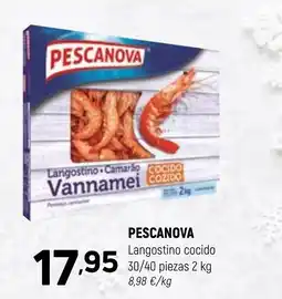 Coviran PESCANOVA Langostino cocido 30/40 piezas oferta