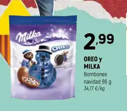 Coviran OREO y MILKA Bombones navidad oferta