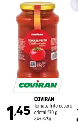 Coviran COVIRAN Tomate frito casero cristal oferta