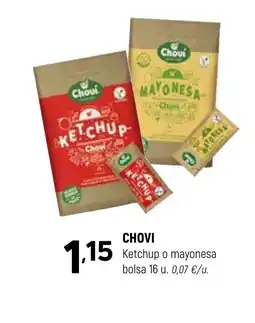 Coviran CHOVI Ketchup o mayonesa oferta