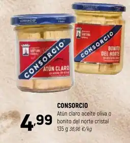 Coviran CONSORCIO Atún claro aceite oliva o bonito del norte cristal oferta