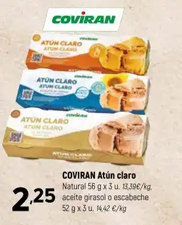 Coviran COVIRAN Atún claro Natural oferta