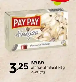 Coviran PAY PAY Almejas al natural oferta
