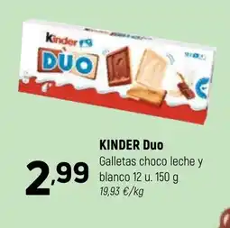 Coviran KINDER Duo Galletas choco leche y blanco oferta