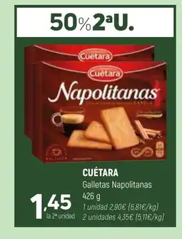 Coviran CUÉTARA Galletas Napolitanas oferta