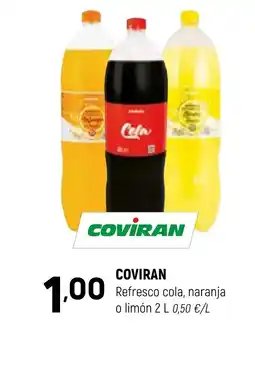 Coviran COVIRAN Refresco cola, naranja o limón oferta