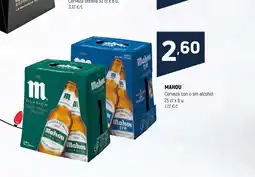 Coviran MAHOU Cerveza con o sin alcohol oferta