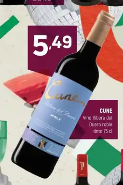 Coviran CUNE Vino Ribera del Duero roble tinto oferta