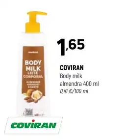 Coviran COVIRAN Body milk almendra oferta