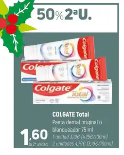 Coviran COLGATE Total Pasta dental original o blanqueador oferta