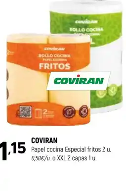 Coviran COVIRAN Papel cocina Especial fritos 2 u oferta