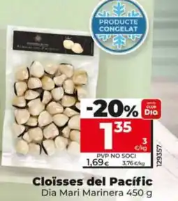 Dia Cloïsses del Pacífic oferta
