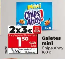 Dia CHIPS AHOY Galetes mini oferta