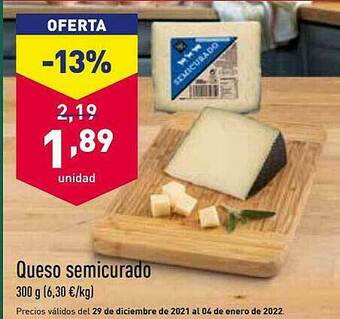 ALDI Queso Semicurado oferta