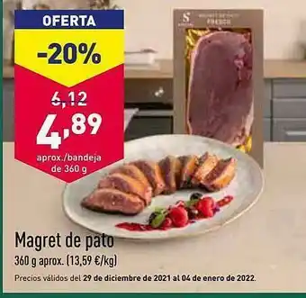 ALDI Magret De Pato oferta