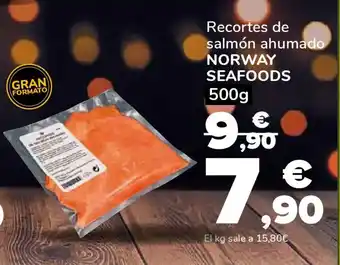NORWAY SEAFOODS Recortes de salmón ahumado