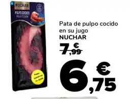 Supeco NUCHAR Pata de pulpo cocido en su jugo oferta