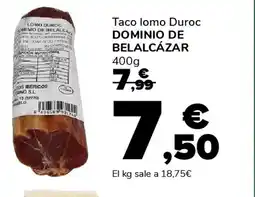 Supeco DOMINIO DE BELALCÁZAR Taco lomo Duroc oferta