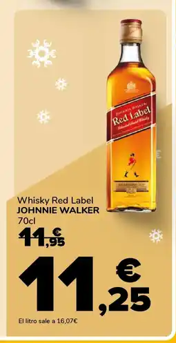 Supeco JOHNNIE WALKER Whisky Red Label oferta