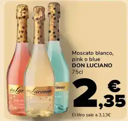 Supeco DON LUCIANO Moscato blanco, pink o blue oferta