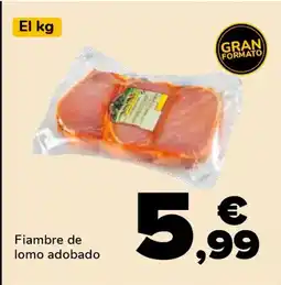 Supeco Fiambre de lomo adobado oferta
