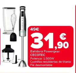 Supeco CECOTEC Batidora Powergear oferta