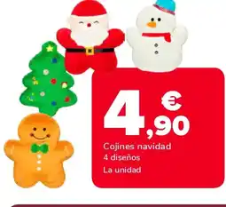 Supeco Cojines navidad 4 diseños oferta
