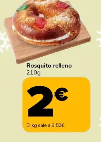 Supeco Rosquito relleno oferta