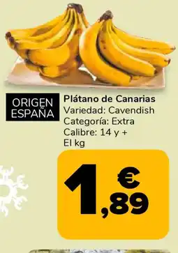 Supeco Plátano de Canarias oferta