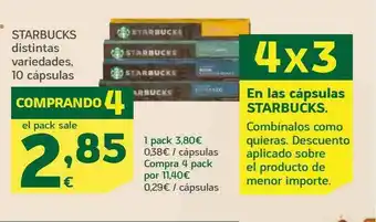 HiperDino Starbucks oferta
