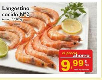 Supermercados La Despensa Langostino Cocido N°2 oferta