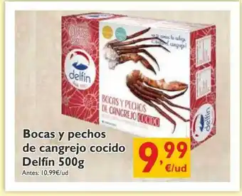 Supermercados La Despensa Bocas Y Pechos De Cangrejo Cocido Delfin oferta