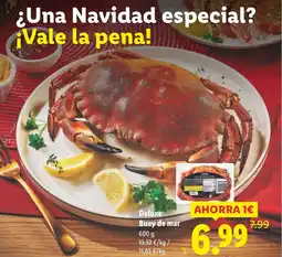 Lidl DELUXE Buey de mar oferta