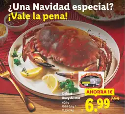 Lidl DELUXE Buey de mar oferta