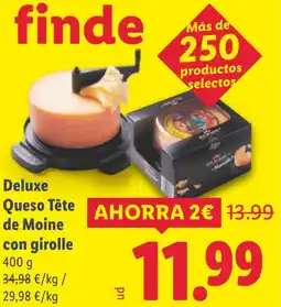 Lidl DELUXE Queso Tête de Moine con girolle oferta