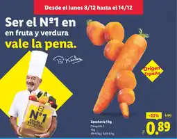 Lidl Zanahoria oferta